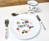 personalized dinner sets for kids