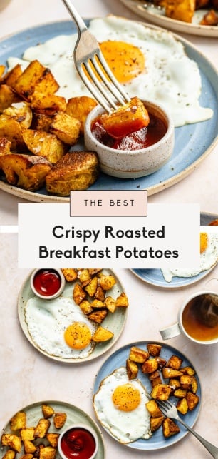 collage of the best breakfast potatoes